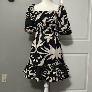 Urban Revivo Dress- tribal/ floral print- size 8